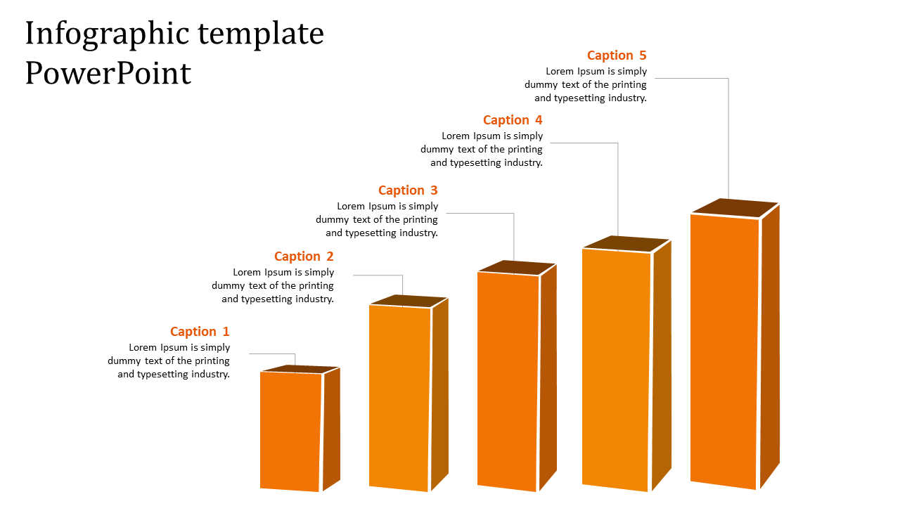 infographic template powerpoint-5-Orange